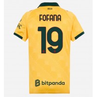 Maglia Calcio AC Milan Youssouf Fofana #19 Terza Divisa Donna 2025-26 Manica Corta